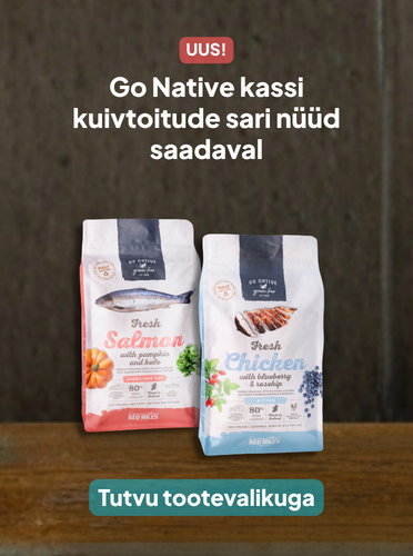 Go Native kassi kuivtoidud