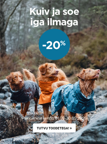 Sügisriided koerale -20%