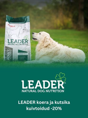 LEADER koera kuivtoidud juulis -20%