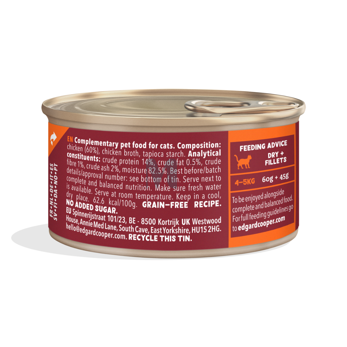 EDGARD COOPER KASSI KONSERV FILEED KANA 70G N1