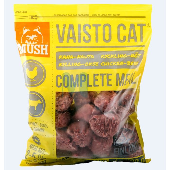 MUSH VAISTO KASSI TÄISSÖÖT TOORTOIT KANA/VEIS 800G