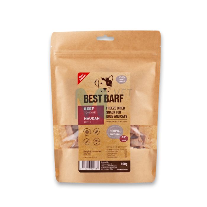 BEST BARF KÜLMKUIVATATUD MAIUS VEISEKEEL 100G