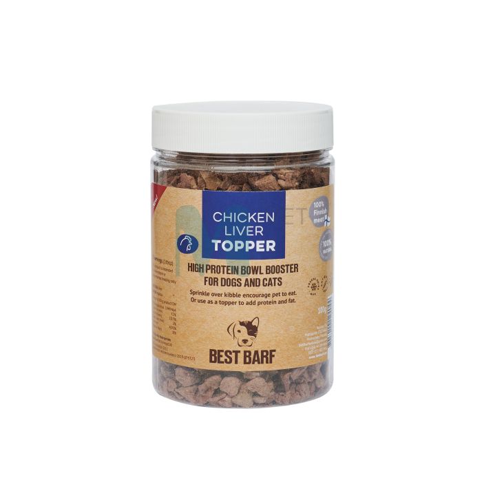 BEST BARF KÜLMKUIVATATUD MAIUS KANA MAKSA TOPPER 100G