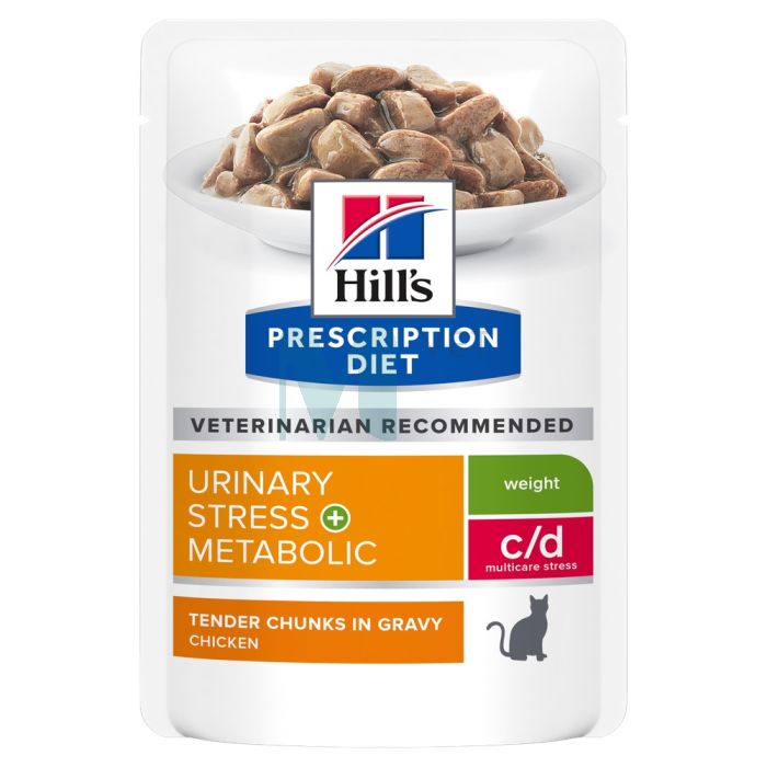 HILLS PD KASSI EINEKOTIKE C/D URI STRESS+META 85G N12