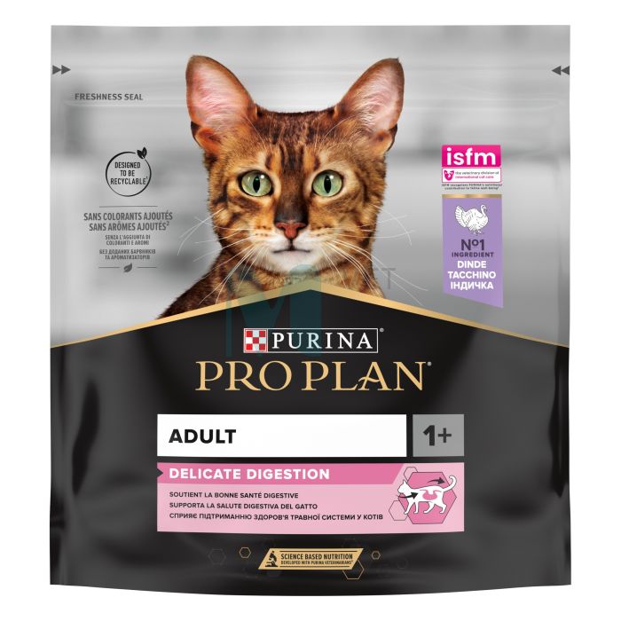 PRO PLAN KASSI TÄISSÖÖT DELICATE DIG. KALKUN 0,4KG