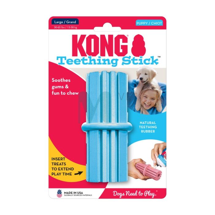 KONG PUPPY TEETHING STICK KUTSIKA MÄNGUASI KUMMIST L #