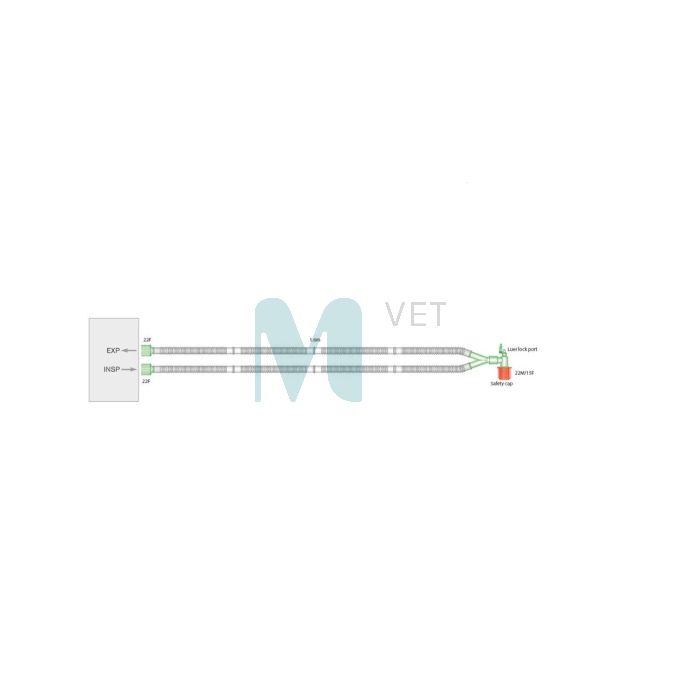 INTERSURGICAL PEDIAATRILINE ANESTEESIAKONTUUR D:15MM, 1,6M