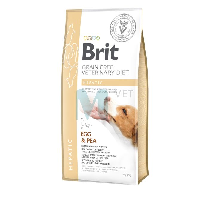 BRIT GF KOERA TÄISSÖÖT HEPATIC 12KG #