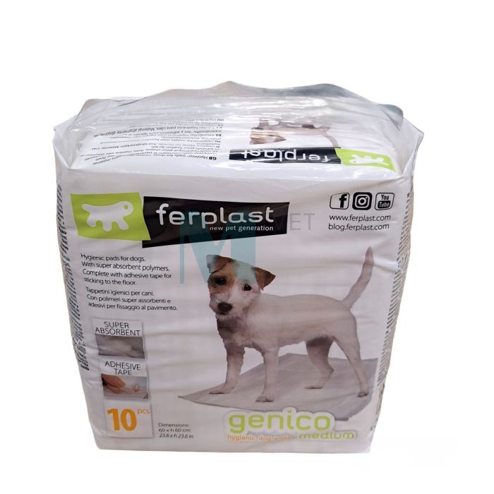 FERPLAST KOERA HÜGIEENILINAD GENICO M 60X60CM KLEEBITAV N10