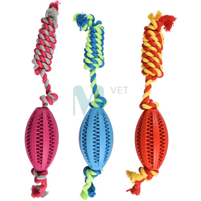 FLAMINGO KOERA MÄNGUASI HAMMASTE PUHASTUSEKS PALL 11CM