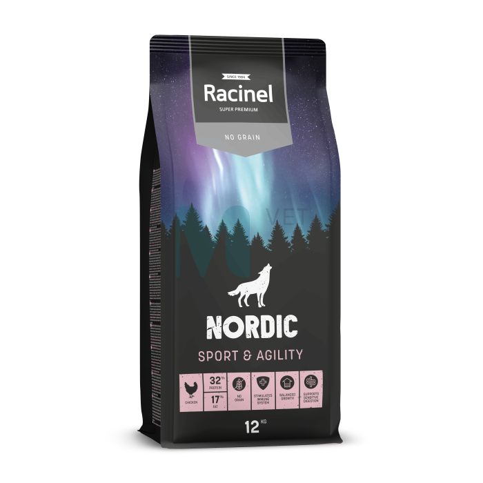 RACINEL KOERA TÄISSÖÖT SPORT/AGILITY 12KG