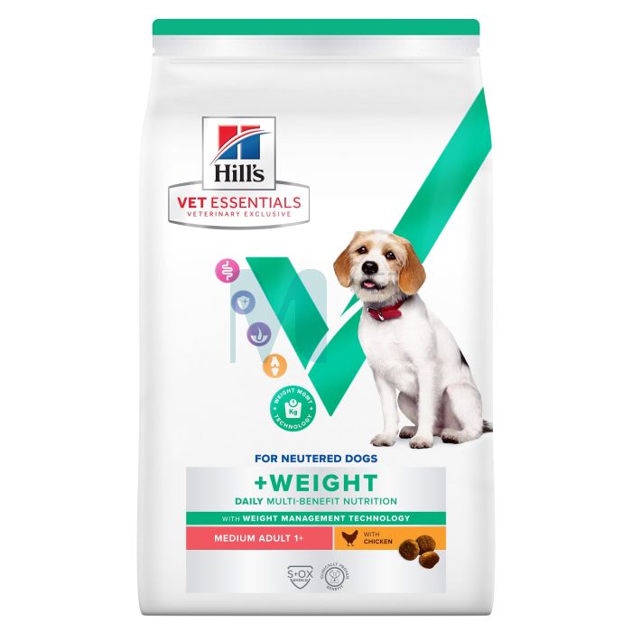 HILLS VE KOERA TÄISSÖÖT MB MEDIUM+ WEIGHT KANA 2KG