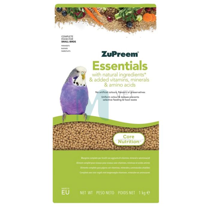 ZUPREEM LINDUDE TÄISSÖÖT ESSENTIALS SMALL BIRDS 1KG