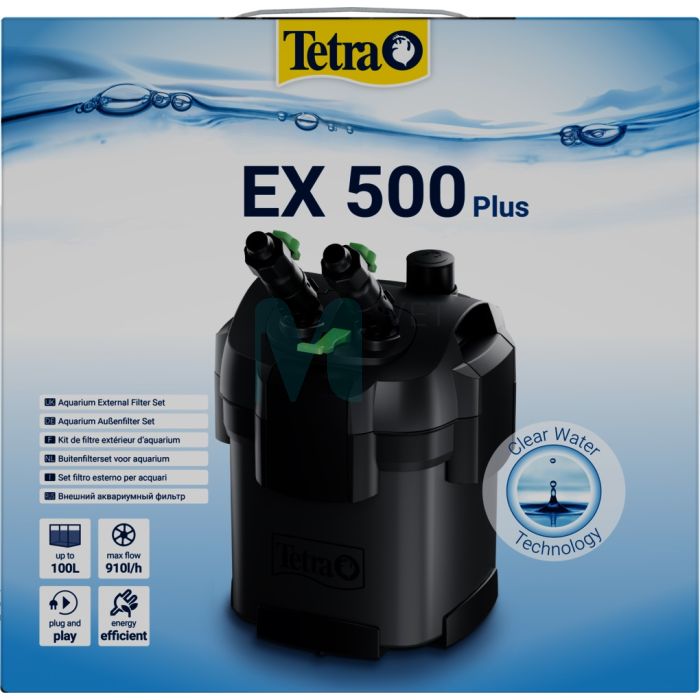 TETRA AKVAARIUMI FILTER EX 500 PLUS  EXTERNAL FILTER UP TO 100L