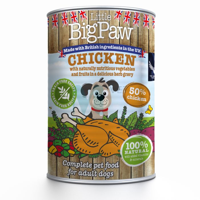LITTLE BIGPAW KOERA KONSERV KANA/KÖÖGIVILJAD 390G N1