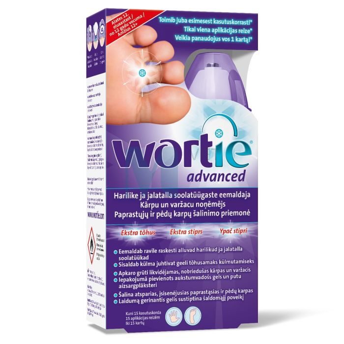 WORTIE ADVANCED SOOLATÜÜGASTE EEMALDAJA 50ML
