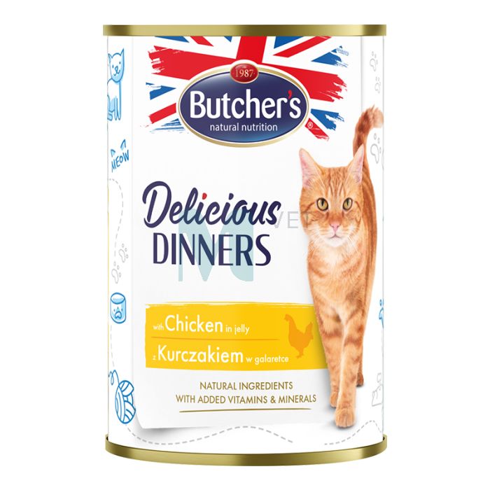 BUTCHERS KASSI KONSERV DELIC.DINNER KANA 400G