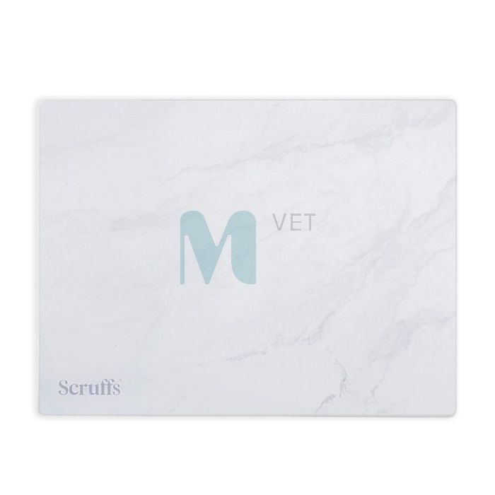 SCRUFFS KAUSSIDE ALUSMATT 40X30CM VALGE MARMOR