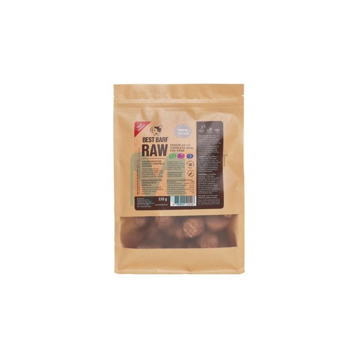 BEST BARF KÜLMKUIVATATUD TÄISSÖÖT KOERTELE 350G #