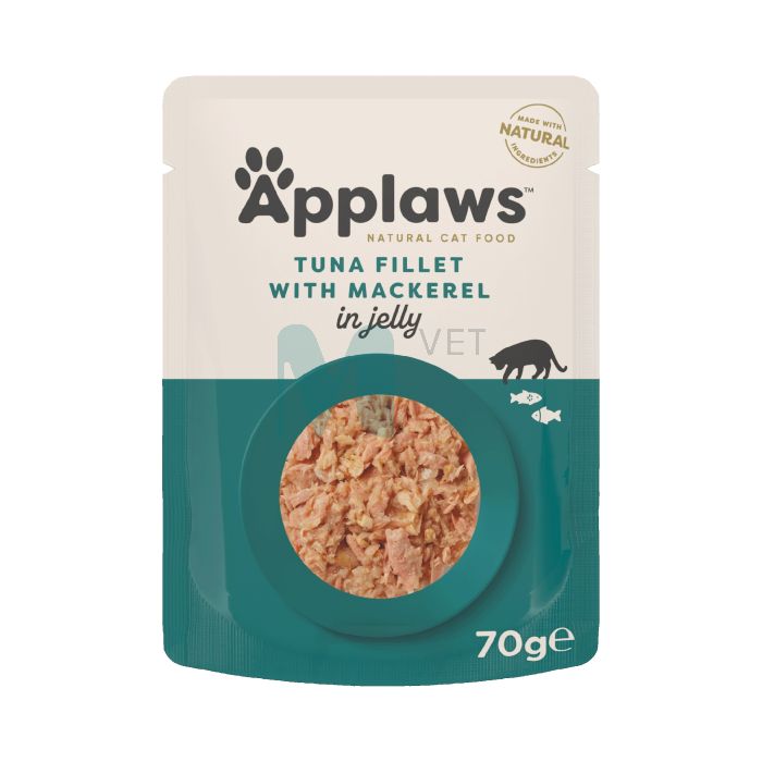 APPLAWS KASSI EINEKOTIKE TUUNIKALAFILEE/MAKRELL ŽELEES 70G