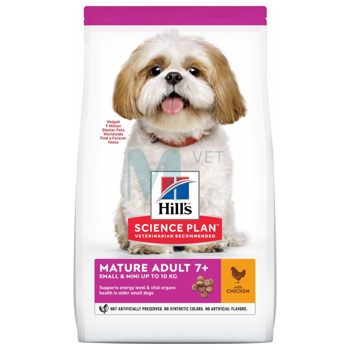 HILLS KOERA TÄISSÖÖT SMALL&MINI MATURE 7+ KANA 1,5KG