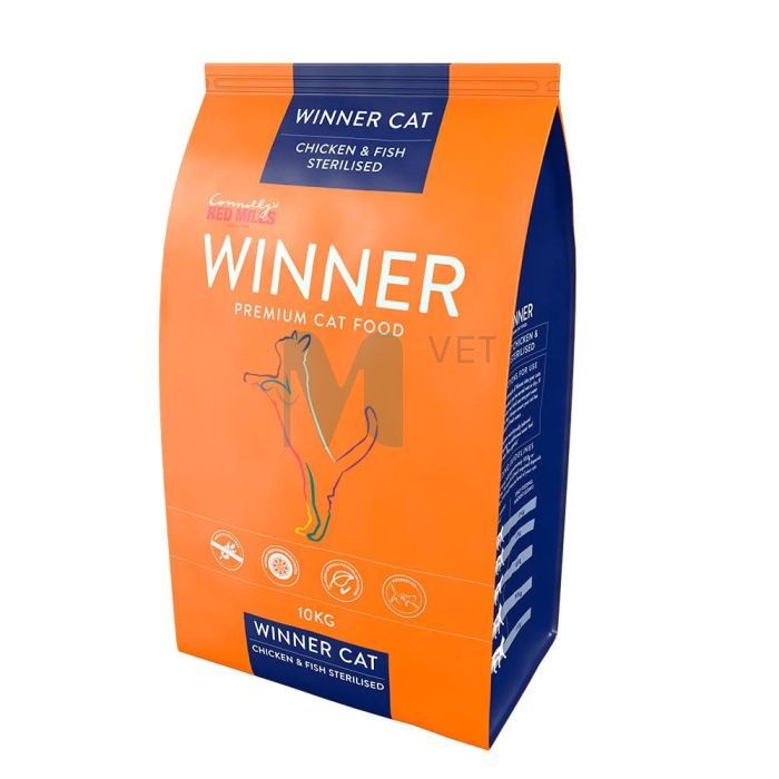 WINNER KASSI TÄISSÖÖT STERIL. KANA/KALA 10KG