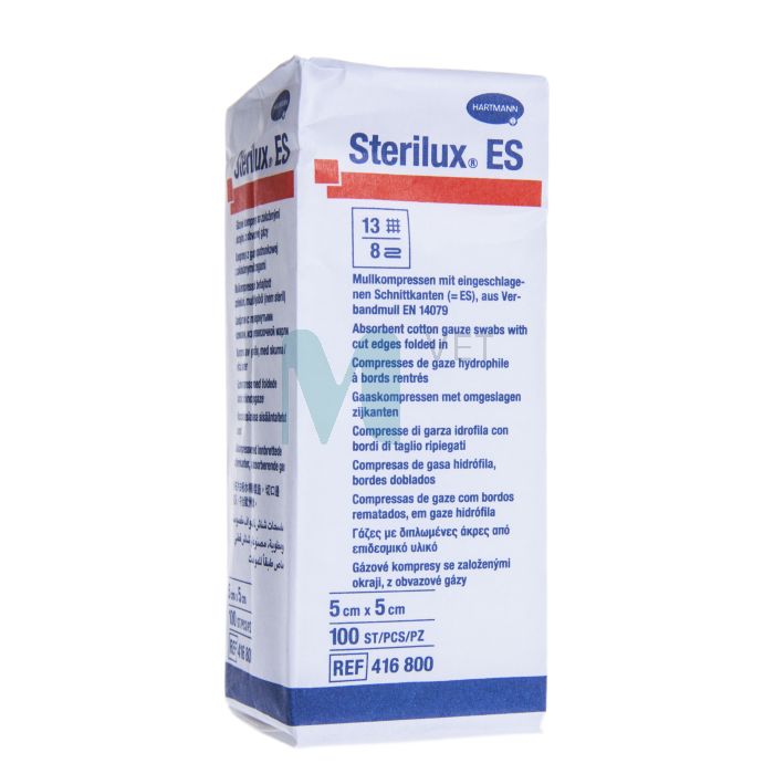 MARLI SALVRÄTIKUD MITTESTER. STERILUX ES 5X5CM N100 /416800/