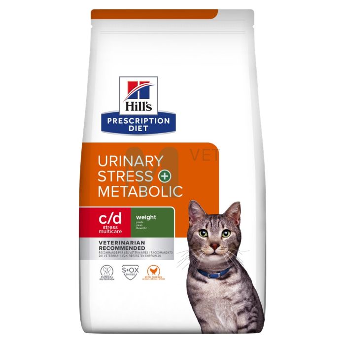 HILLS PD KASSI TÄISSÖÖT C/D URI STRESS+META 3 KG