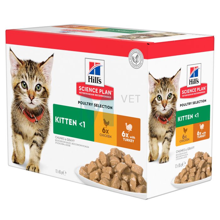 HILLS KASSIPOJA EINEKOTIKE MULTI KANA/KALKUN 85G N12
