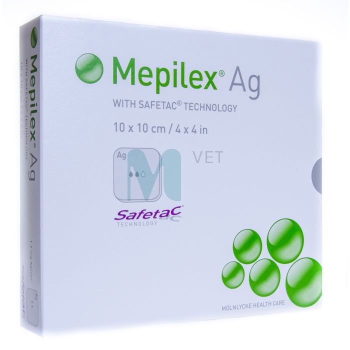 MEPILEX AG HAAVAPADI SILIKOONIGA 10X10CM N5