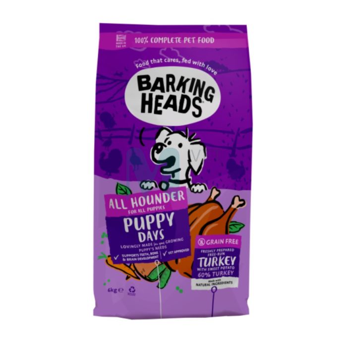 BH KUTSIKA TÄISSÖÖT PUPPY DAYS KALKUN 6KG #