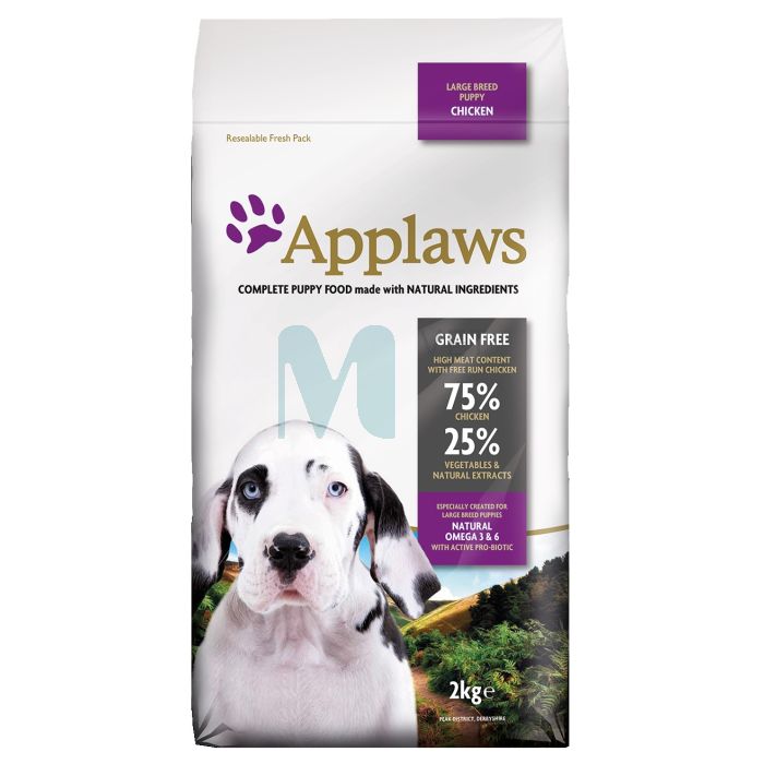 APPLAWS KUTSIKA TÄISSÖÖT SUUR TÕUG KANA 2KG #