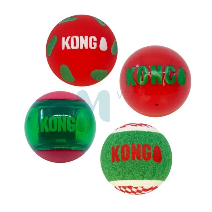 KONG HOLIDAY OCCASIONS BALLS 4TK M KOERA MÄNGUASI