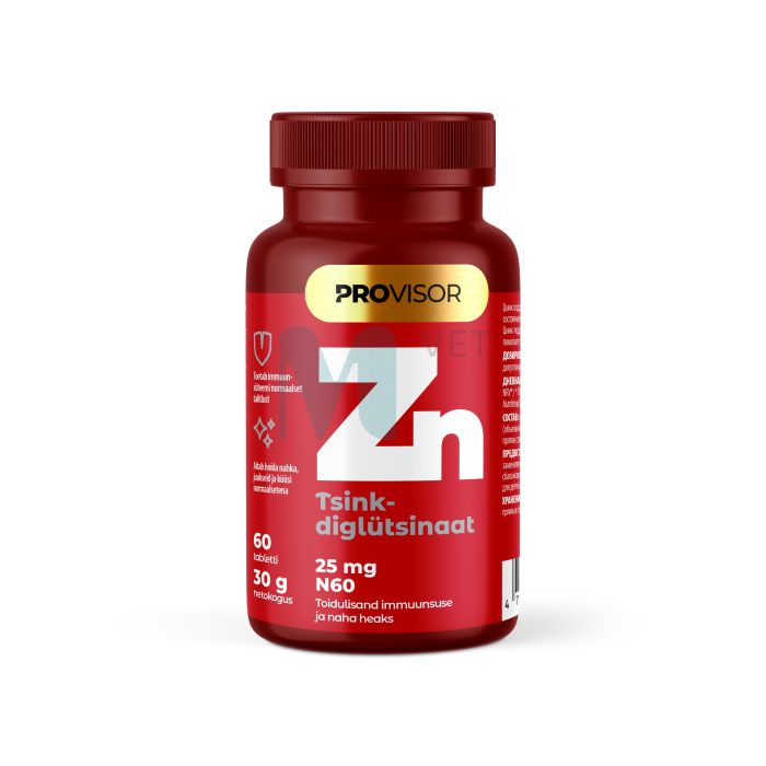 PROVISOR TSINKDIGLÜTSINAAT 25MG N60