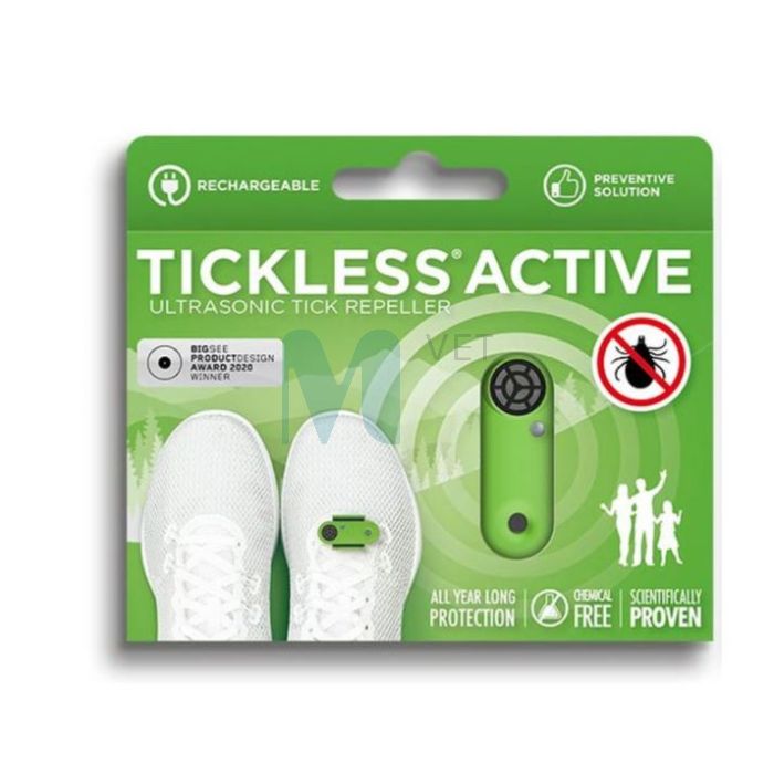 TICKLESS PUUGIPELETAJA RUN GREEN/NEON (USB)