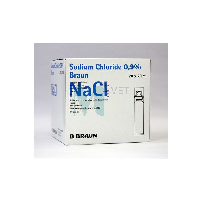 SODIUM CHLORIDE 0,9% BRAUN INJ LAHUS 20ML N20