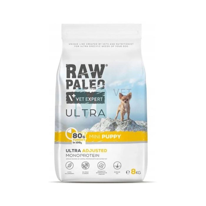 RAW PALEO KUTSIKA TÄISSÖÖT ULTRA MINI KALKUN 8KG