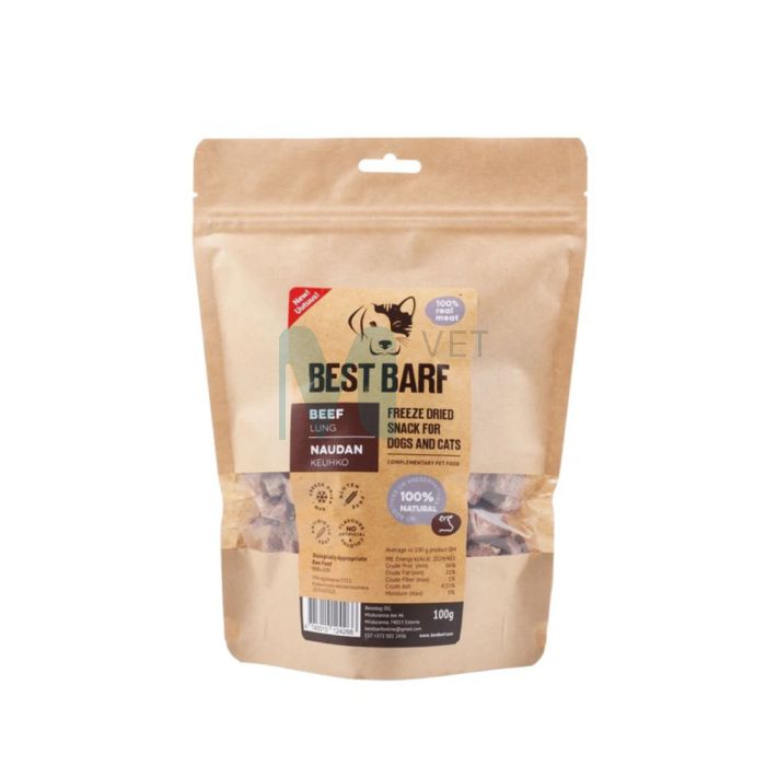BEST BARF KÜLMKUIVATATUD MAIUS VEISEKOPS 100G