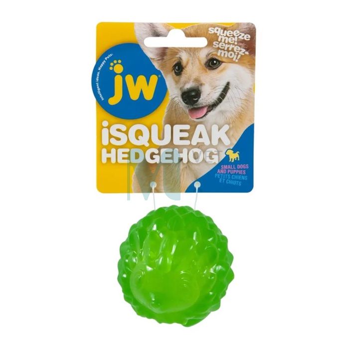 JW KOERA MÄNGUASI HEDGEHOG SQUEAKY PALL S