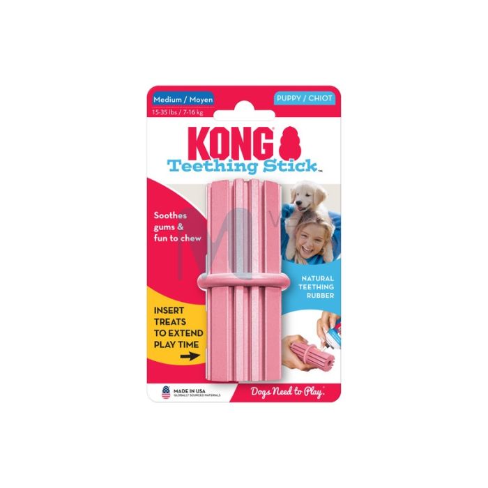 KONG PUPPY TEETHING STICK KUTSIKA MÄNGUASI KUMMIST M