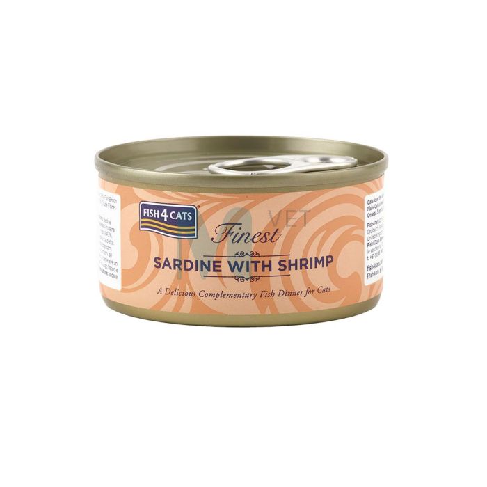 F4C KASSI KONSERV SARDIIN/KREVETT 70G