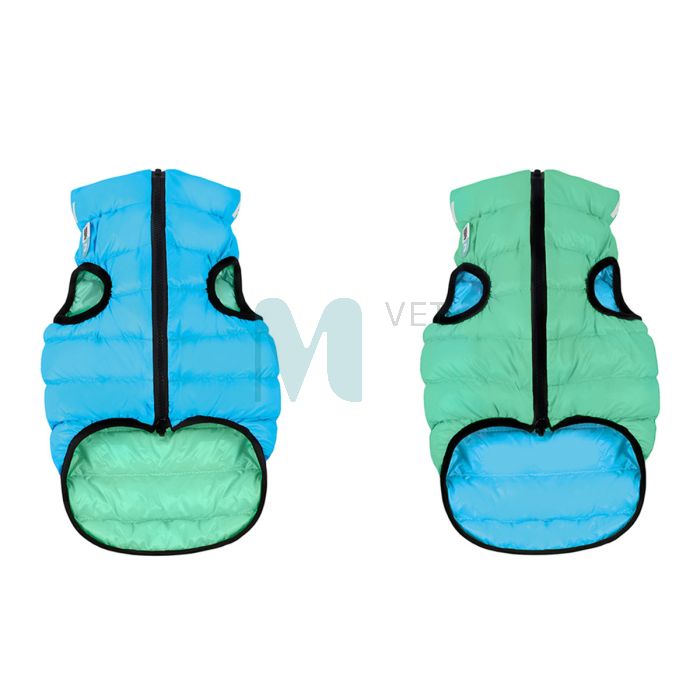 COLLAR KOERA VEST AIRYVEST LUMI M 45CM ROHELINE/SININE #
