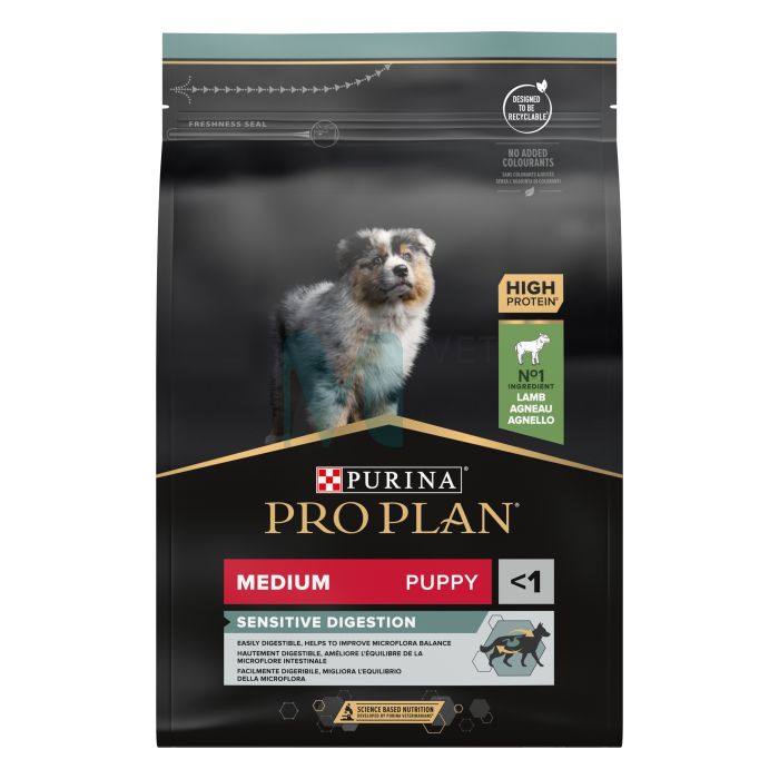 PRO PLAN KUTSIKA TÄISSÖÖT KESKM.TÕUG SEEDEPR.LAMBA 3KG