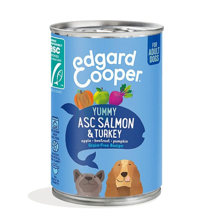 EDGARD COOPER KOERA KONSERV LÕHE/KALKUN 400G