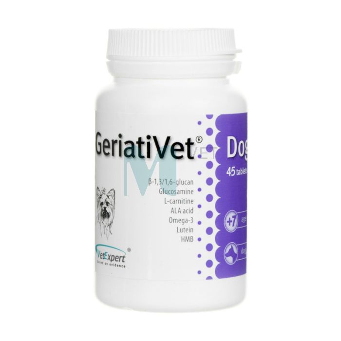 VETEXPERT GERIATIVET DOG TBL SMALL BREED N45