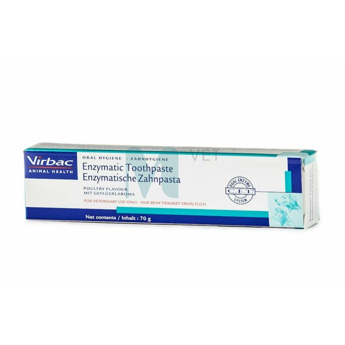VIRBAC KASSI/KOERA C.E.T.ENSÜMAATILINE HAMBAPASTA 70G