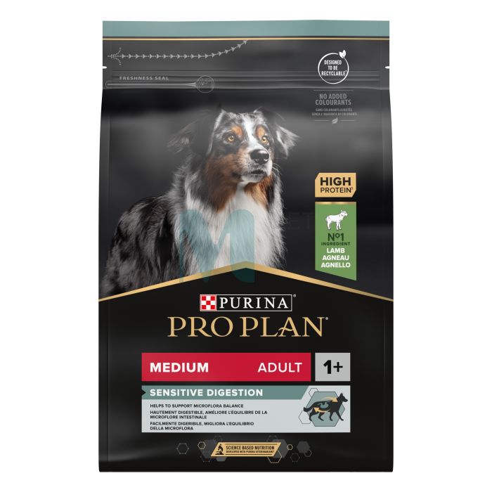 PRO PLAN KOERA TÄISSÖÖT KESKM.TÕUG SEEDEPR. LAMBA 3KG