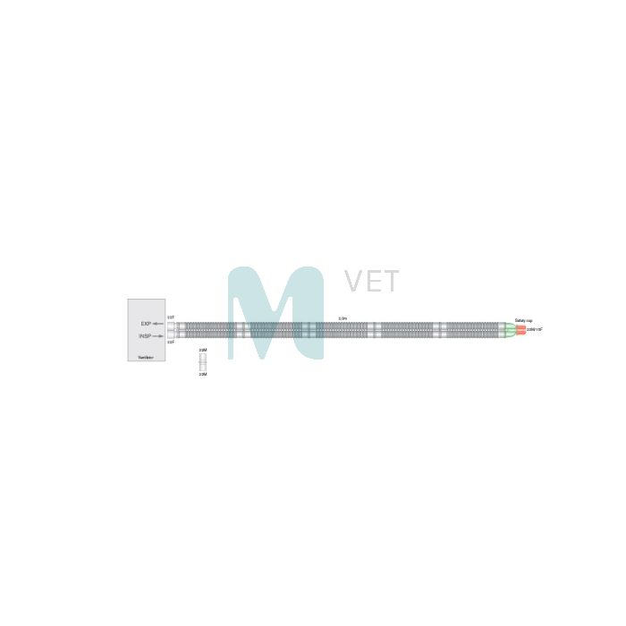 INTERSURGICAL ANESTEESIA KONTUUR 2M 22F/22M ÜHENDUS N1