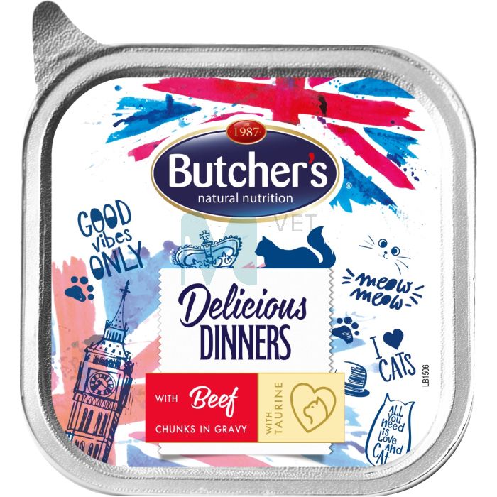 BUTCHERS KASSI KONSERV DELIC.DINNER VEIS 100G #