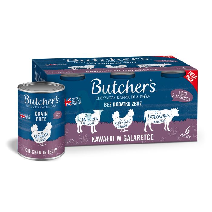BUTCHERS KOERA KONSERV MULTIP. VEIS/LAMMAS/KANA 400G N6